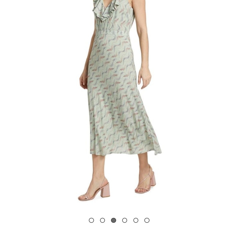 PAIGE Multicolor Chevron Midi Dress
